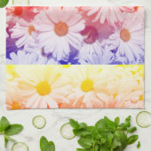 レインボーデイジー キッチンタオル (折り畳み)