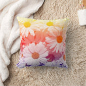 レインボーデイジー クッション (ブランケット)
