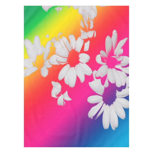 レインボーデイジー テーブルクロス (正面)