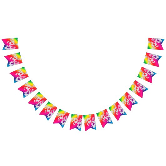 レインボーデイジー バンティングフラッグ (全)