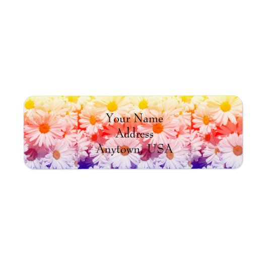 レインボーデイジー ラベル (正面)