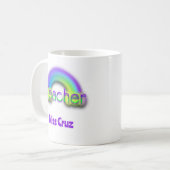 レインボーデザイン先生マグ コーヒーマグカップ (正面左)