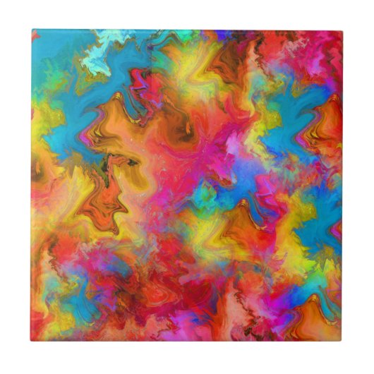 レインボーデザイン タイル (正面)