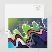 レインボーデザイン ポストカード (正面/裏面)