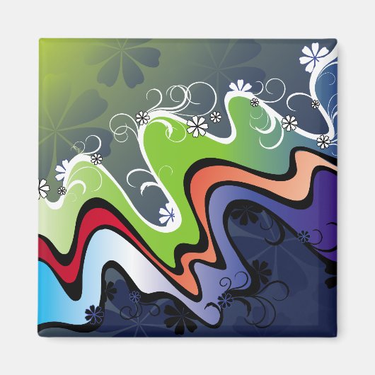 レインボーデザイン マグネット (正面)