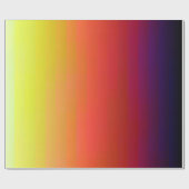 レインボーデザイン ラッピングペーパー (フラット)