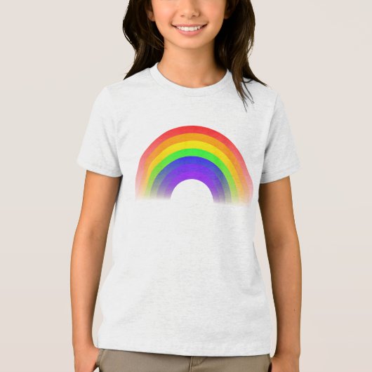 レインボーデザイン-24967 トライブレンドＴシャツ (正面)
