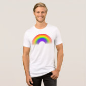 レインボーデザイン-24967 トライブレンドTシャツ (正面全面)