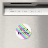 レインボーデー4月3日ホリデーマグネットを見つける マグネット (インサイチュ (食洗機))