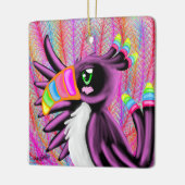 レインボートゥーカ子供へ セラミックオーナメント (左)