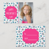 レインボートスバレンタインデーカスタムのフォトカード ノートカード (正面/裏面)