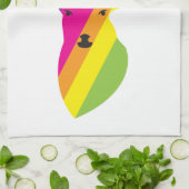 レインボートナカイ キッチンタオル (折り畳み)