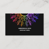 レインボートバルサンビジネスカード 名刺 (裏面)