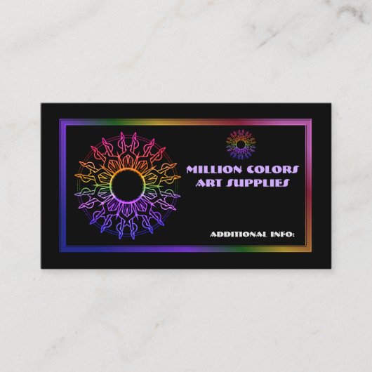 レインボートバルサン名刺3 名刺 (正面)