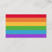 レインボートライアングル企業ロゴLGBTQイベント 名刺 (裏面)