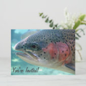 レインボートラウトリタイアメントパーティの招待状 招待状 (スタンド正面)