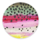 レインボートラウト魚釣り セラミックノブ (正面)