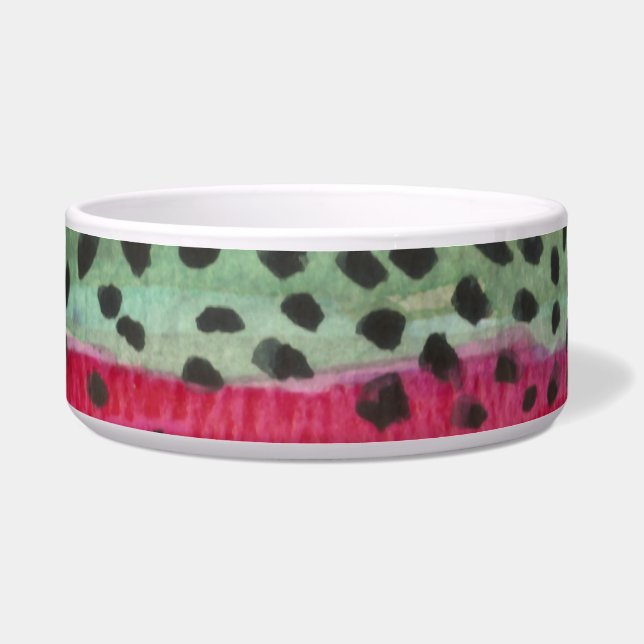 レインボートラウト魚釣り ボウル (正面)