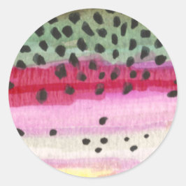 レインボートラウト魚釣り ラウンドシール