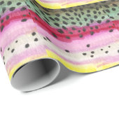 レインボートラウト魚釣り ラッピングペーパー (ロールコーナー)