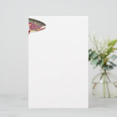 レインボートラウト魚釣り 便箋 (スタンド正面)