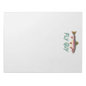 レインボートラウトFLYshing ノートパッド (正面)