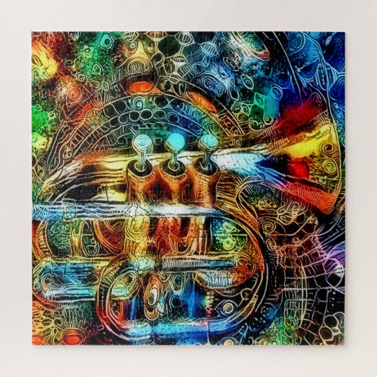 レインボートランペット ジグソーパズル (縦)