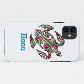 レインボートリバルハワイアンシータートルケースメイトフォン Case-Mate iPhoneケース (裏面(横))