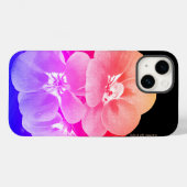 レインボートロピカル様式化された花 Case-Mate iPhoneケース (裏面 (横))