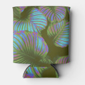 レインボートロピカル葉 缶クーラー (正面)