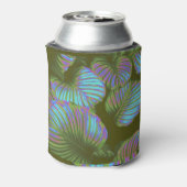 レインボートロピカル葉 缶クーラー (缶裏面)