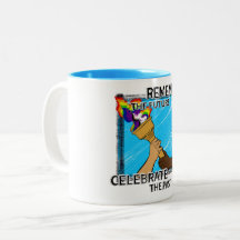 レインボートーチを通過