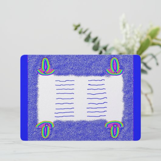 レインボートーラバー(ユダヤ教の)バル・ミツバーバルミツワーフラットカード シーズンカード (スタンド正面)