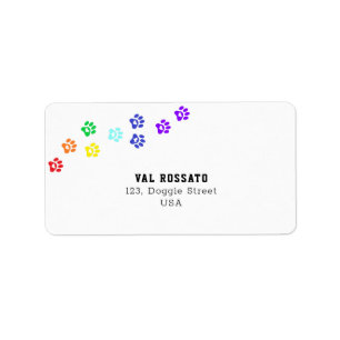 レインボードッグポー ラベル