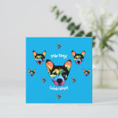 レインボードッグ，カード，招待カード 招待状 (スタンド正面)