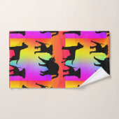 レインボードッグ&キャッツポリコットンバスタオルセット バスタオルセット (ハンドタオル)