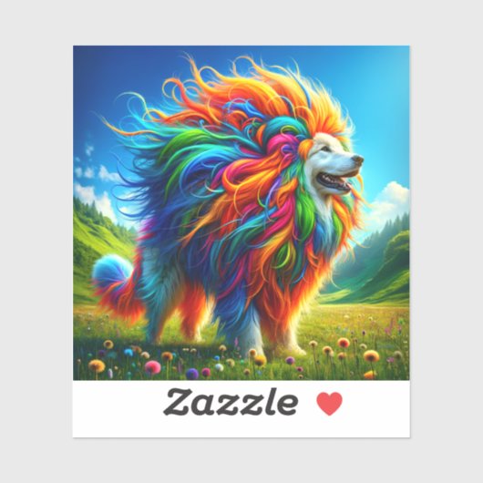 レインボードッグ シール (シート)