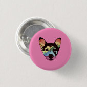 レインボードッグ,ボタン,ラウンドボタン 缶バッジ (正面&裏面)