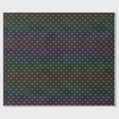 レインボードット包み紙 ラッピングペーパー (フラット)