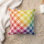 レインボードット クッション (ブランケット)