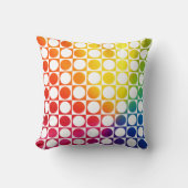 レインボードット クッション (正面)