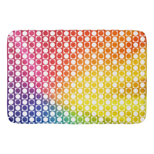 レインボードット バスマット (正面)