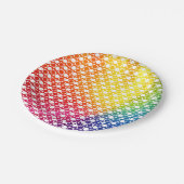 レインボードット ペーパープレート (アングル)