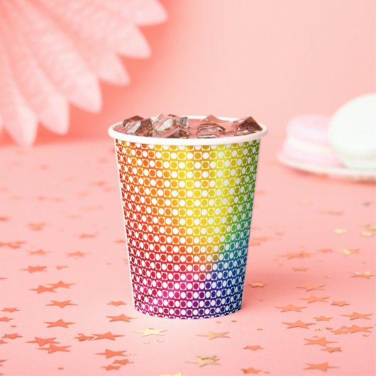 レインボードット 紙コップ (インサイチュ)