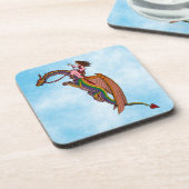 レインボードラゴンに乗る コースター (左側)