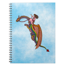 レインボードラゴンに乗る ノートブック