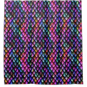 レインボードラゴンはかりで測シャワーカーテン シャワーカーテン (正面)