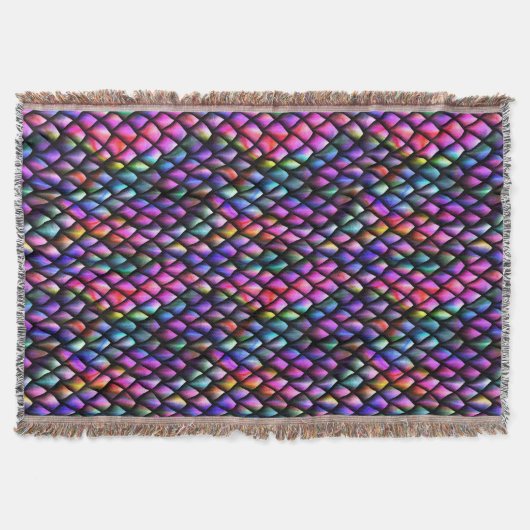 レインボードラゴンはかりで測スロー スローブランケット (正面)