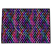 レインボードラゴンはかりで測抱き枕 ラージペーパーバッグ (正面)