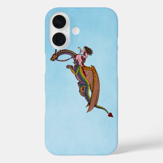 レインボードラゴンケースメイトiPhoneケース Case-Mate iPhoneケース (裏面)